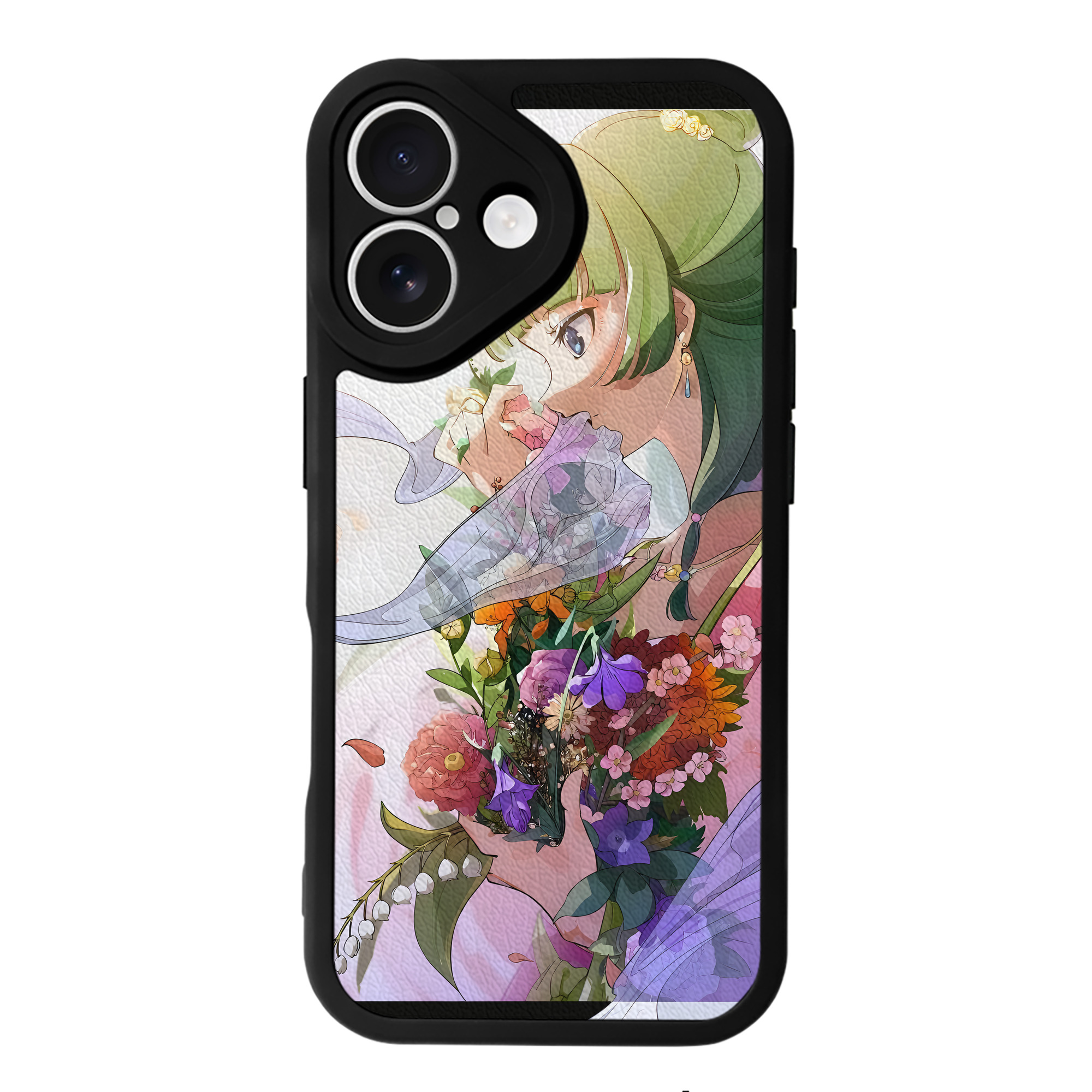 （画像用） 薬屋のひとりごと The Apothecary Diaries 【iPhone 16シリーズ対応】シリコンスマホケース（レザー調） 材質：シリコン
